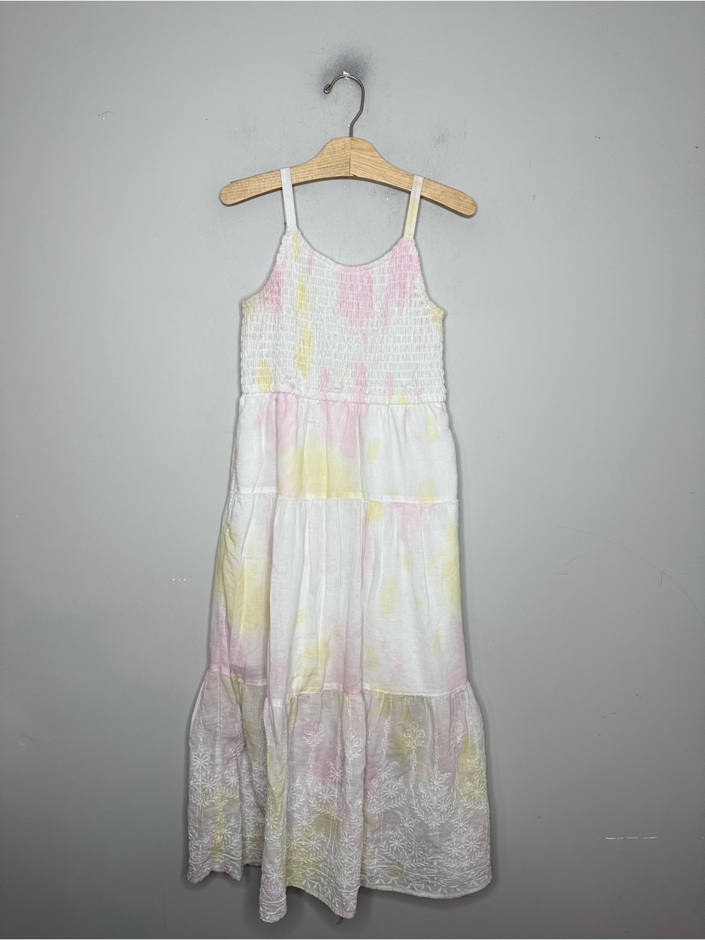 $18 ADD ON Abercrombie kids girls maxi dress size 11 12 ombré floral boho zara